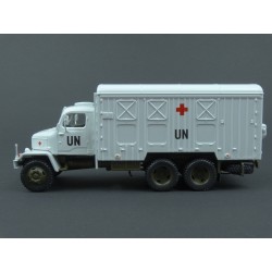 Praga V3S Skříňový vůz UNPROFOR, Abrex 1:43