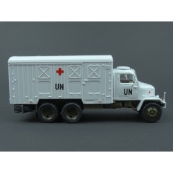 Praga V3S Skříňový vůz UNPROFOR, Abrex 1:43