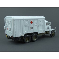 Praga V3S Skříňový vůz UNPROFOR, Abrex 1:43