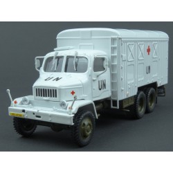 Praga V3S Skříňový vůz UNPROFOR, Abrex 1:43