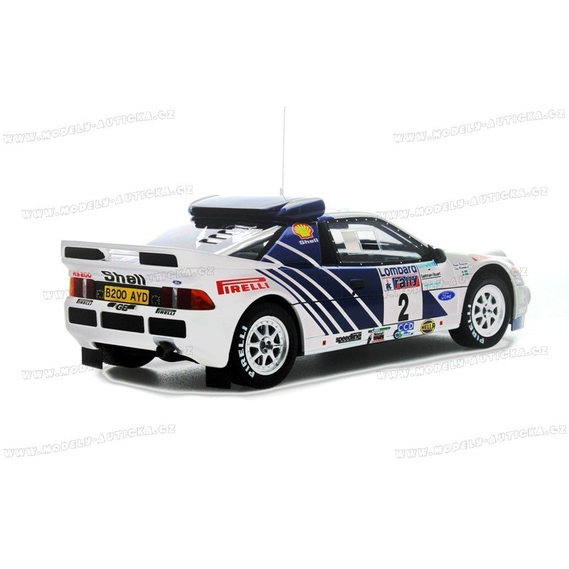 Ford RS200 Gr.B Nr.2 Lombard Rally (RAC) 1986, OttO mobile 1/18 scale