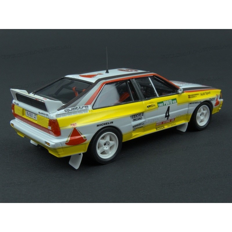 Miniature Trofeu / Spark – Audi Quattro Monte Carlo 1985 N°25 Bos/Leuvrey 1/43