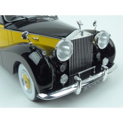 Rolls Royce Silver Wraith Empires by Hooper 1956 (Black/Yellow), MCG (Model Car Group) 1/18 scale