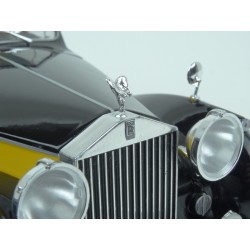Rolls Royce Silver Wraith Empires by Hooper 1956 (Black/Yellow), MCG (Model Car Group) 1/18 scale