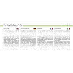 Set "The Road to People's Car" 1931 - 1934  model 1:43 AutoCult AC-99000