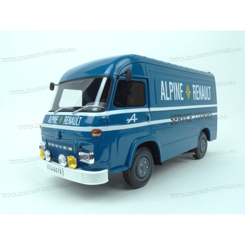 Pack Rallye Alpine – Assistance Saviem SB2 A310 – Échelle 1/18 – Otto Ottomobile – Neuf
