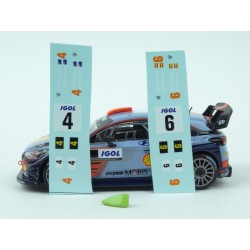 Hyundai i20 Coupe WRC Nr.6 (nebo Nr.4) Rally Tour de Corse 2017 model 1:43 IXO Models RAM646