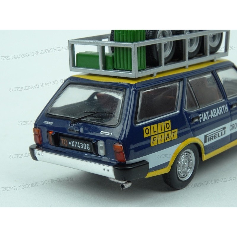 Fiat 131 Panorama Rally Team Olio Fiat 76-77 assistance course 1/43 IXO