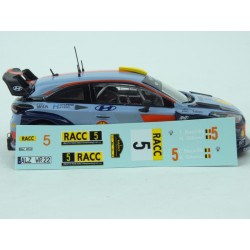 Hyundai i20 Coupe WRC Nr.4 (or Nr.5) Rally RACC Catalunya (Spain) 2017, IXO Models 1/43 scale
