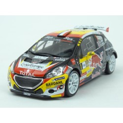 Peugeot 208 T16 R5 Nr.1 Rally du Chablais 2017, IXO Models 1/43 scale