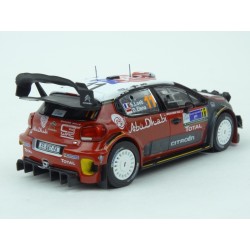 Citroen C3 WRC Nr.11 Rally Mexico 2018 model 1:43 IXO Models RAM671