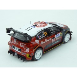 Citroen C3 WRC Nr.11 Rally Tour de Corse 2018 model 1:43 IXO Models RAM672