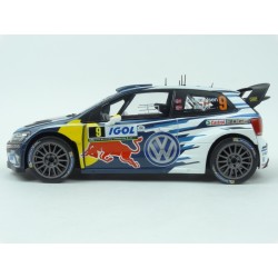 Volkswagen Polo R WRC Nr.9 Red Bull Rally Tour de Corse  2016 (3rd place) model 1:18 IXO MODELS 18RMC018C