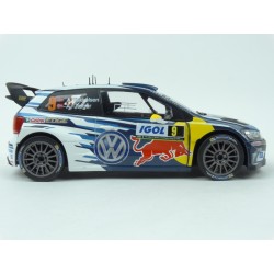Volkswagen Polo R WRC Nr.9 Red Bull Rally Tour de Corse  2016 (3rd place) model 1:18 IXO MODELS 18RMC018C