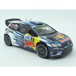Volkswagen Polo R WRC Nr.9 Red Bull Rally Tour de Corse  2016 (3rd place) model 1:18 IXO MODELS 18RMC018C