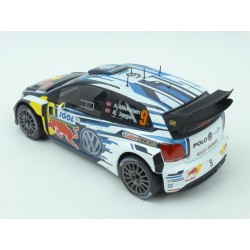 Volkswagen Polo R WRC Nr.9 Red Bull Rally Tour de Corse  2016 (3rd place) model 1:18 IXO MODELS 18RMC018C