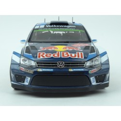 Volkswagen Polo R WRC Nr.1 Red Bull Winner Rally Tour de Corse  2016, IXO Models 1/18 scale
