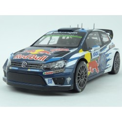 Volkswagen Polo R WRC Nr.1 Red Bull Winner Rally Tour de Corse  2016, IXO Models 1/18 scale