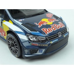 Volkswagen Polo R WRC Nr.1 Red Bull Winner Rally Tour de Corse  2016, IXO Models 1/18 scale