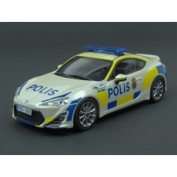 Toyota GT86 Sweden Police Car 2013 model 1:43 J-Collection JC295
