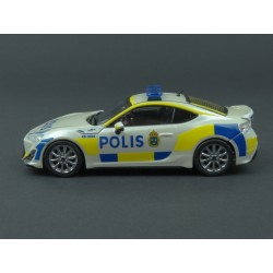 Toyota GT86 Sweden Police Car 2013 model 1:43 J-Collection JC295