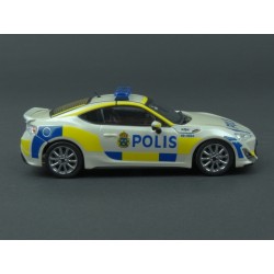 Toyota GT86 Sweden Police Car 2013 model 1:43 J-Collection JC295