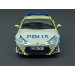 Toyota GT86 Sweden Police Car 2013 model 1:43 J-Collection JC295