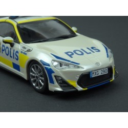 Toyota GT86 Sweden Police Car 2013 model 1:43 J-Collection JC295