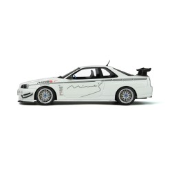 Nissan Skyline GT-R (R34) Mine'S 2011, OttO mobile 1/18 scale