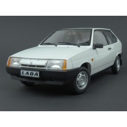 Lada VAZ 2108 Samara 1989 (White), Premium Scale Models 1:18