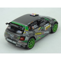 Škoda Fabia R5 Nr.1 Rallye du Condroz-Huy (Belgium) 2018 model 1:43 IXO Models RAM693