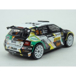Škoda Fabia R5 Nr.11 Rallye du Condroz-Huy (Belgium) 2018, IXO Models 1/43 scale