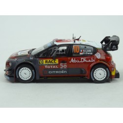 Citroen C3 WRC Nr.10 Winner Rally Catalunya 2018, IXO Models 1/43 scale