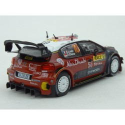 Citroen C3 WRC Nr.10 Winner Rally Catalunya 2018, IXO Models 1/43 scale