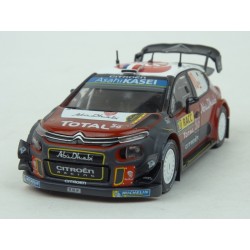 Citroen C3 WRC Nr.10 Winner Rally Catalunya 2018, IXO Models 1/43 scale
