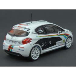 Peugeot 208 R2 Nr.0 Rally Tour de Corse 2012 model 1:43 IXO Models RAM559