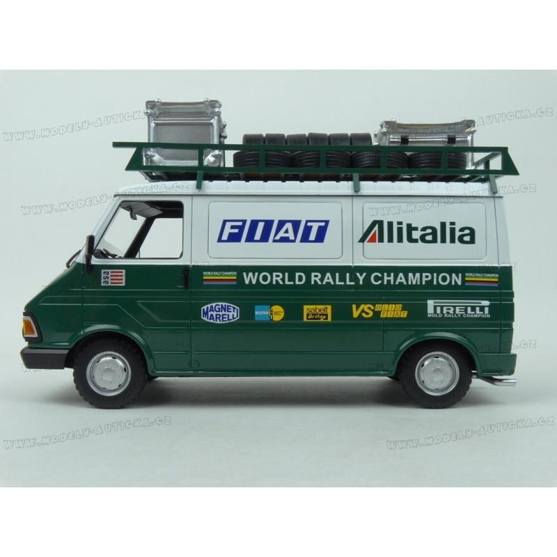 Fiat 242 Rallye + Remorque + Fiat 131 Abarth 1/18 Ixo - Neuf