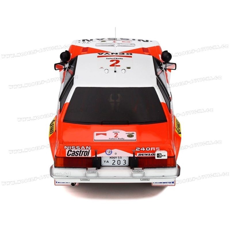 Nissan 240RS Marlboro Safari Rally 1984 - Bizarre modèle en résine à l'échelle 1:43 - France