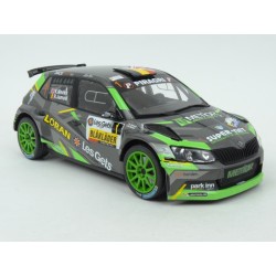 Škoda Fabia R5 Nr.1 Rallye du Condroz-Huy (Belgium) 2018, IXO Models 1/18 scale