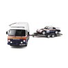 Rallye Set - Volkswagen LT40 with Trailer and Porsche 911 SC RS Nr.4 Winner Rallye 1000 Pistes 1984, OttO mobile 1/18 scale