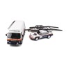 Rallye Set - Volkswagen LT40 with Trailer and Porsche 911 SC RS Nr.4 Winner Rallye 1000 Pistes 1984, OttO mobile 1/18 scale