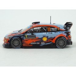 Hyundai i20 Coupe WRC Nr.11 Rally Monte Carlo 2019 (2nd Place) model 1:43 IXO Models RAM700