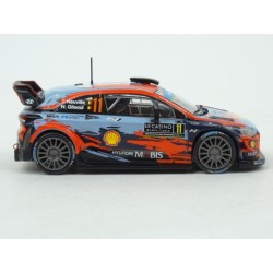 Hyundai i20 Coupe WRC Nr.11 Rally Monte Carlo 2019 (2nd Place) model 1:43 IXO Models RAM700