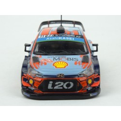 Hyundai i20 Coupe WRC Nr.11 Rally Monte Carlo 2019 (2nd Place) model 1:43 IXO Models RAM700