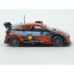 Hyundai i20 Coupe WRC Nr.11 Winner Rally Corsica 2019, IXO Models 1/43 scale