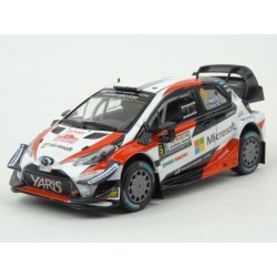 Toyota Yaris WRC Nr.9 Rally Italia Sardegna 2018 (3rd Place) model 1:43 IXO Models RAM678