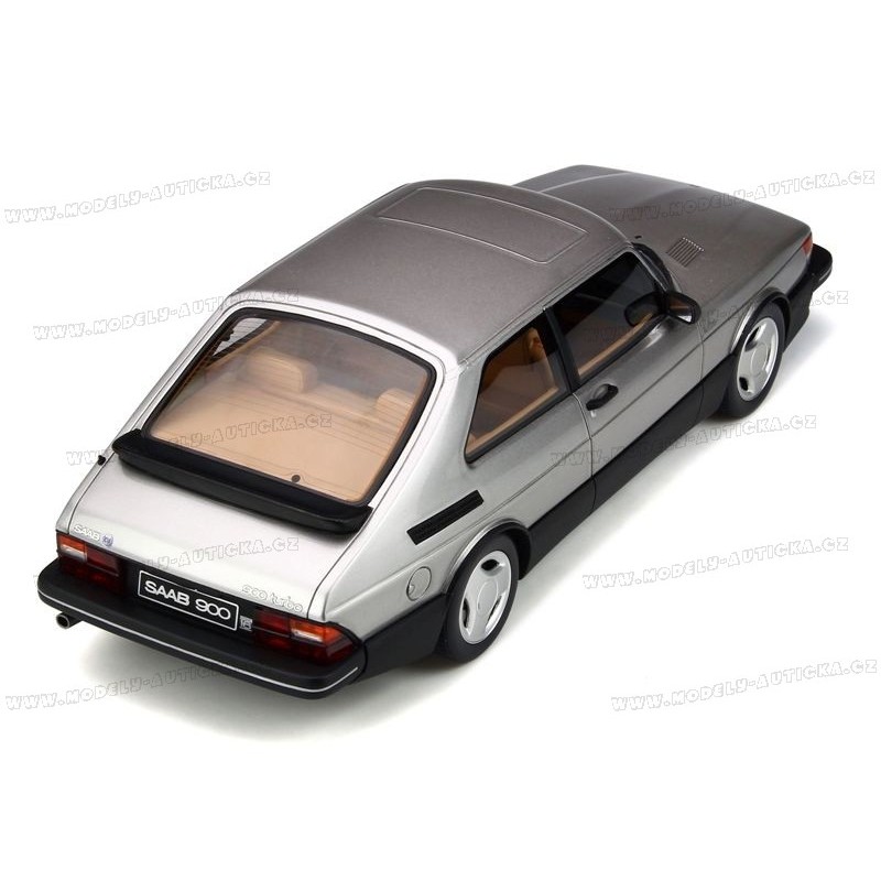 Saab 900 Turbo 16V Aero Mk.I 1984 (Silver), OttO mobile 1/18 scale
