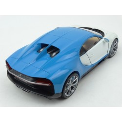 Bugatti Chiron 2016 (White/Blue), WELLY GT Autos 1/18 scale
