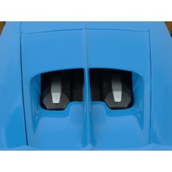 Bugatti Chiron 2016 (White/Blue), WELLY GT Autos 1/18 scale