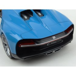 Bugatti Chiron 2016 (White/Blue), WELLY GT Autos 1/18 scale